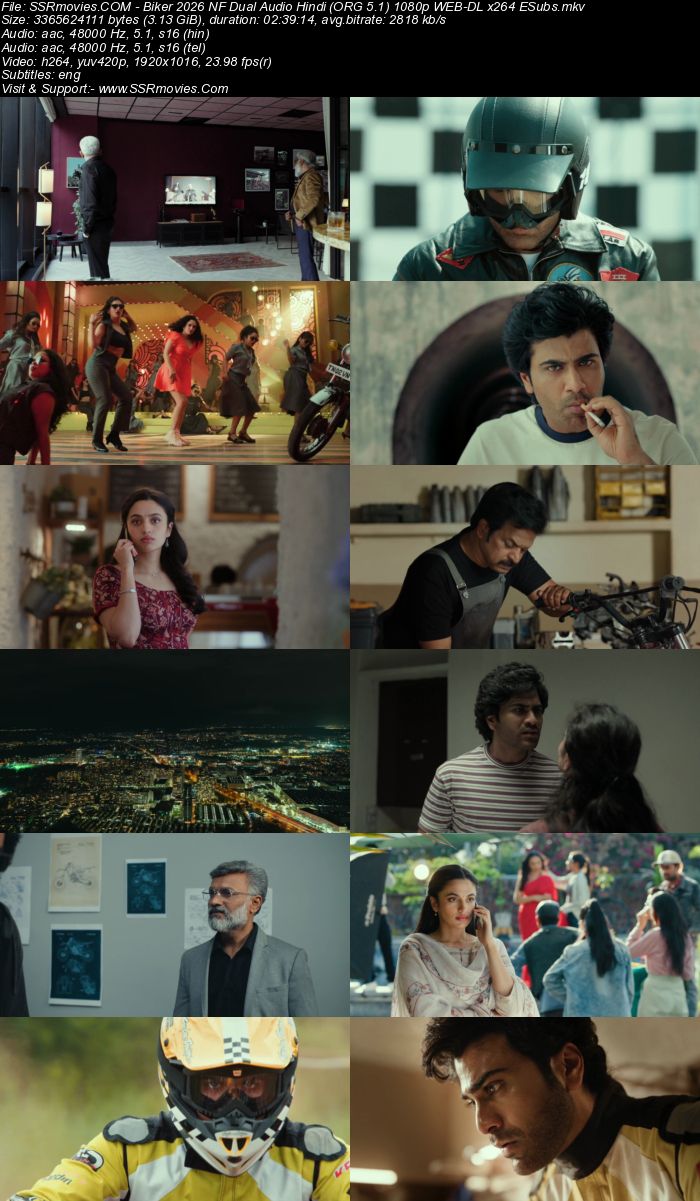 Biker 2025 NF Hindi (ORG 5.1) 4K 1080p 720p 480p WEB-DL x264 ESubs Biker 2025 NF Hindi (ORG 5.1) 4K 1080p 720p 480p WEB-DL x264 ESubs