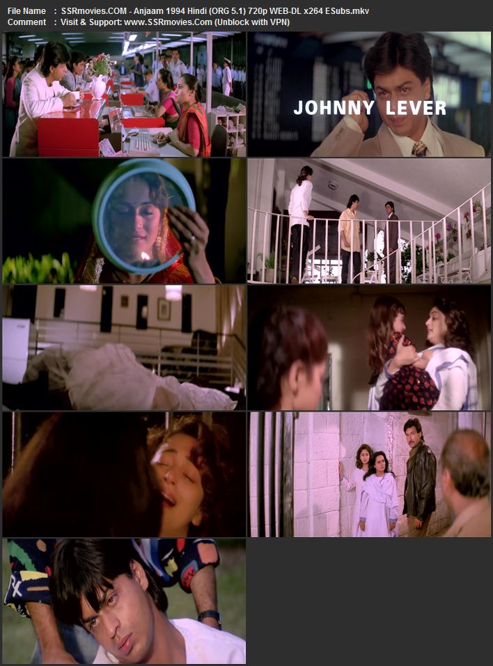 Anjaam 1994 Hindi 1080p 720p 480p WEB-DL x264 ESubs Anjaam 1994 Hindi 1080p 720p 480p WEB-DL x264 ESubs