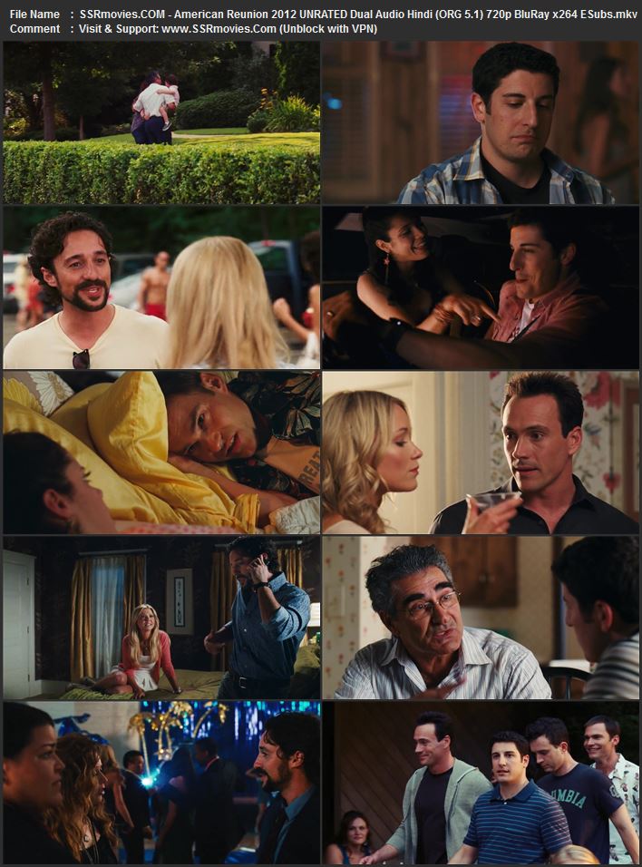 American Reunion 2012 Dual Audio Hindi (ORG 5.1) 1080p 720p 480p BluRay x264 ESubs American Reunion 2012 Dual Audio Hindi (ORG 5.1) 1080p 720p 480p BluRay x264 ESubs