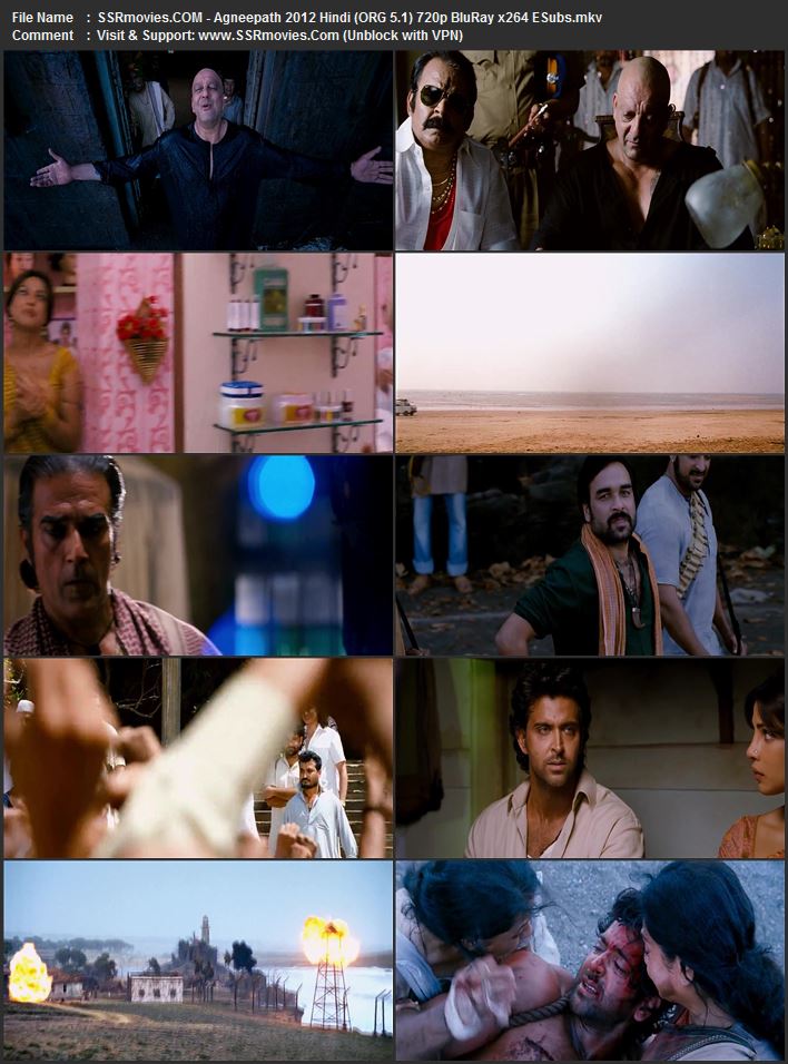 Agneepath 2012 Hindi (ORG 5.1) 1080p 720p 480p BluRay x264 ESubs Agneepath 2012 Hindi (ORG 5.1) 1080p 720p 480p BluRay x264 ESubs