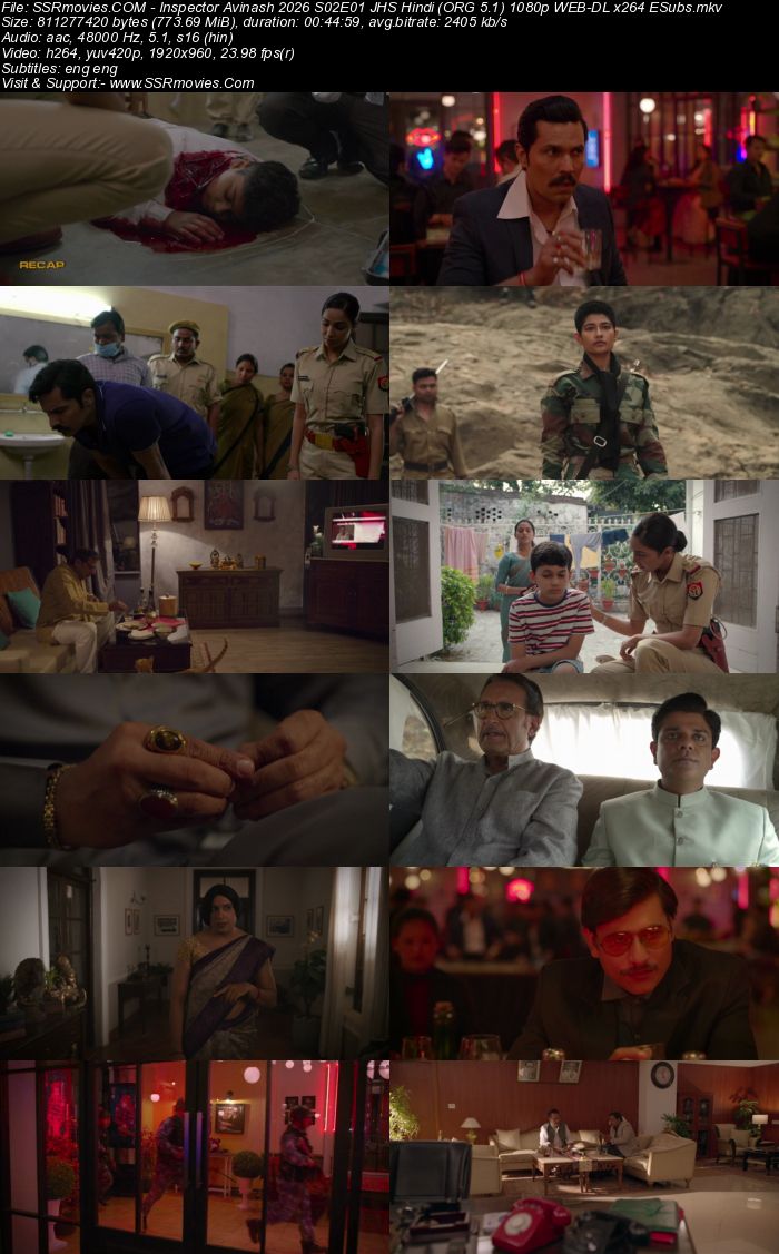 Inspector Avinash 2023– Hindi (ORG 5.1) 1080p 720p 480p WEB-DL x264 ESubs Inspector Avinash 2023– Hindi (ORG 5.1) 1080p 720p 480p WEB-DL x264 ESubs