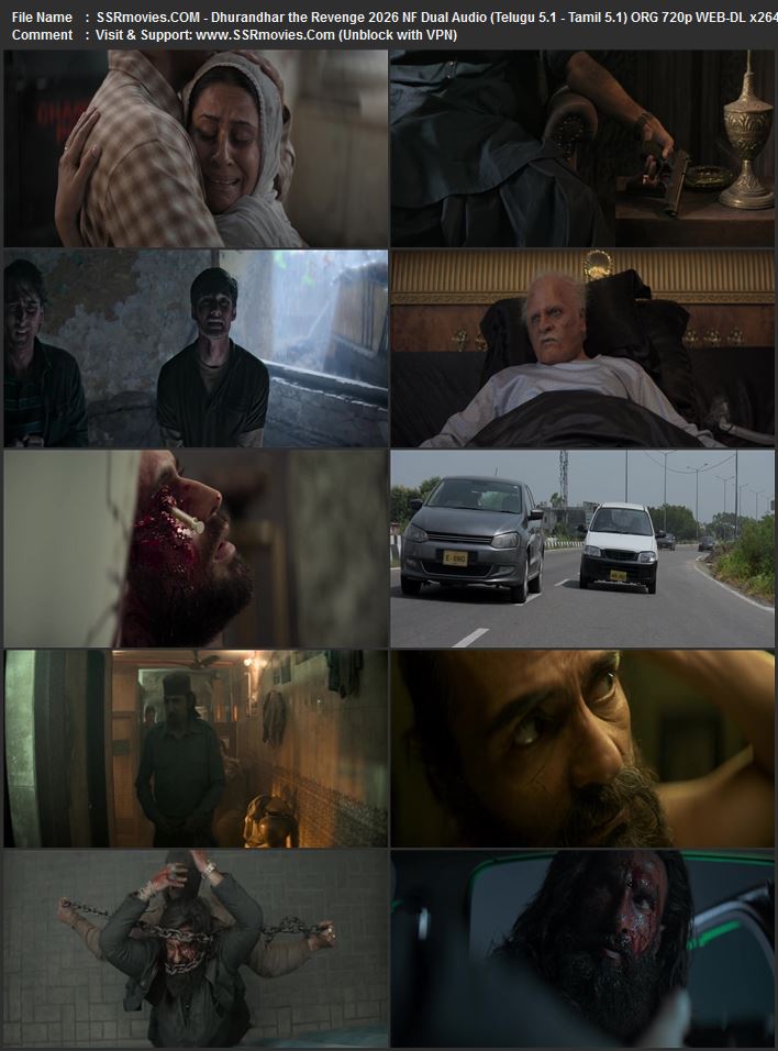 Dhurandhar The Revenge 2026 Dual Audio (Telugu 5.1 - Tamil 5.1) 1080p 720p 480p WEB-DL x264 ESubs Dhurandhar The Revenge 2026 Dual Audio (Telugu 5.1 - Tamil 5.1) 1080p 720p 480p WEB-DL x264 ESubs