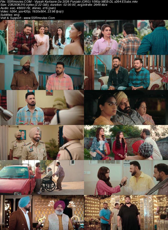Viyaah Kartaare Da 2026 Punjabi (ORG) 1080p 720p 480p WEB-DL x264 ESubs Viyaah Kartaare Da 2026 Punjabi (ORG) 1080p 720p 480p WEB-DL x264 ESubs