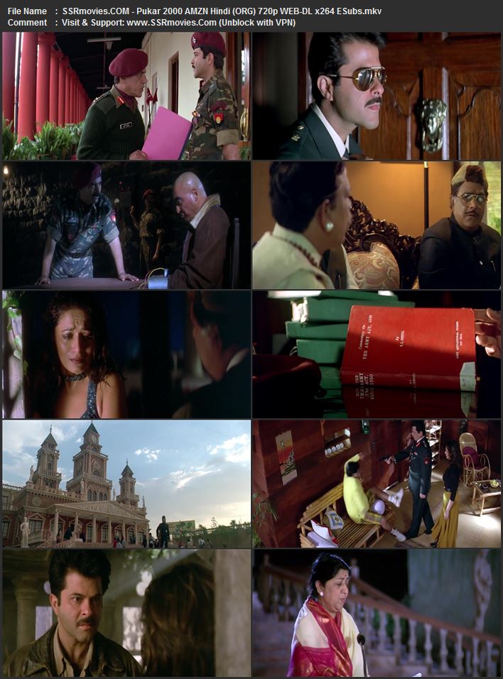 Pukar 2000 Hindi (ORG) 1080p 720p 480p WEB-DL x264 ESubs Pukar 2000 Hindi (ORG) 1080p 720p 480p WEB-DL x264 ESubs
