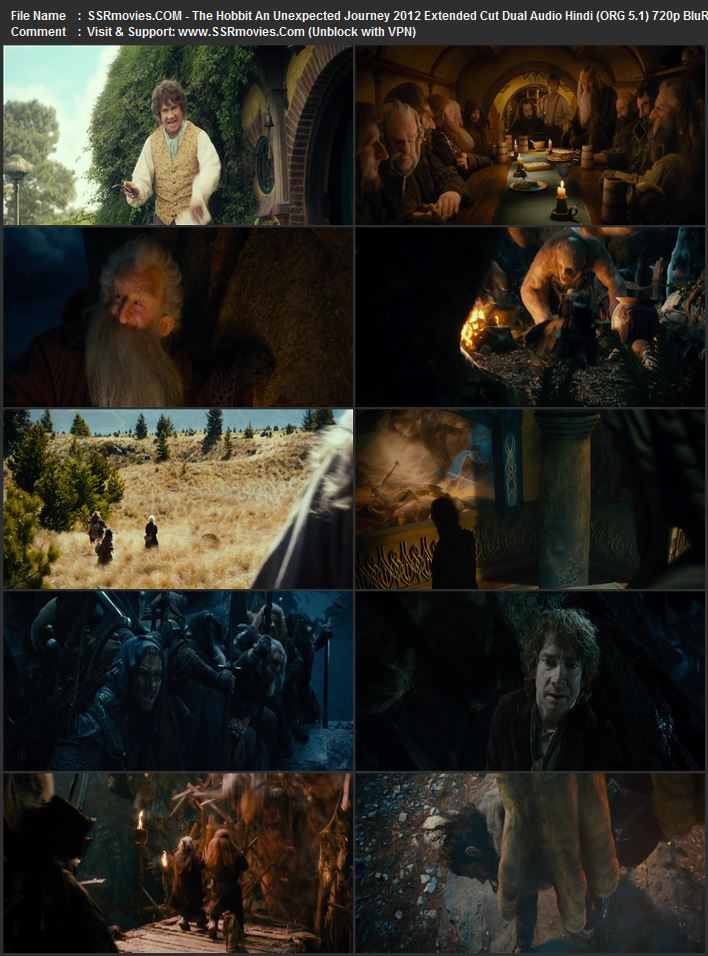 The Hobbit: An Unexpected Journey 2012 Dual Audio Hindi (ORG 5.1) 1080p 720p 480p BluRay x264 ESubs The Hobbit: An Unexpected Journey 2012 Dual Audio Hindi (ORG 5.1) 1080p 720p 480p BluRay x264 ESubs