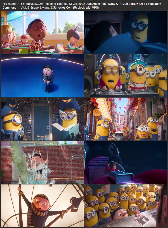 Minions: The Rise of Gru 2022 Dual Audio Hindi (ORG 5.1) 1080p 720p 480p BluRay x264 ESubs Minions: The Rise of Gru 2022 Dual Audio Hindi (ORG 5.1) 1080p 720p 480p BluRay x264 ESubs