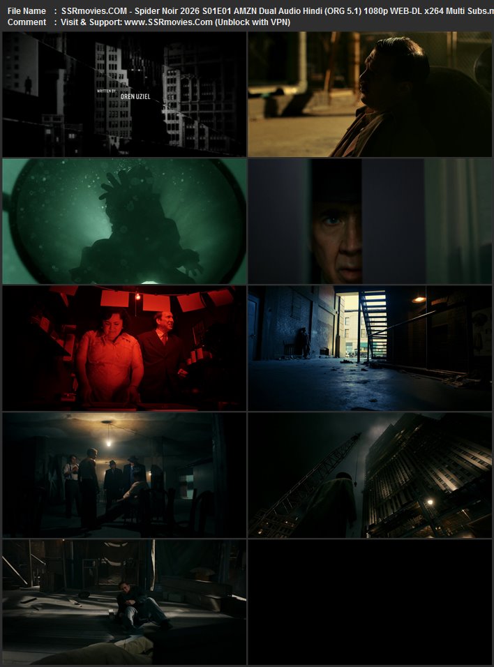Spider-Noir 2026 S01 Complete AMZN Dual Audio Hindi (ORG 5.1) 1080p 720p 480p WEB-DL x264 Multi Subs Spider-Noir 2026 S01 Complete AMZN Dual Audio Hindi (ORG 5.1) 1080p 720p 480p WEB-DL x264 Multi Subs