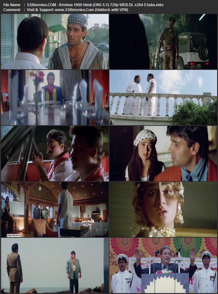 Krishna 1996 Hindi (ORG 5.1) 1080p 720p 480p WEB-DL x264 ESubs