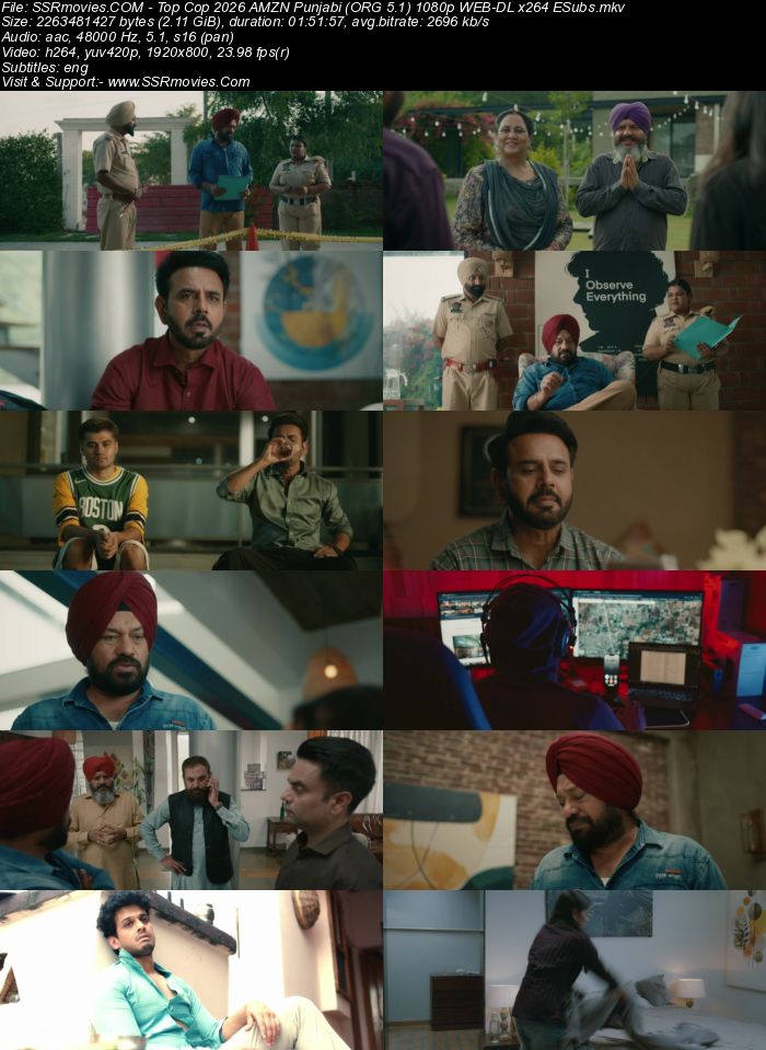 Top Cop 2026 AMZN Punjabi (ORG 5.1) 4K 1080p 720p 480p WEB-DL x264 ESubs Top Cop 2026 AMZN Punjabi (ORG 5.1) 4K 1080p 720p 480p WEB-DL x264 ESubs