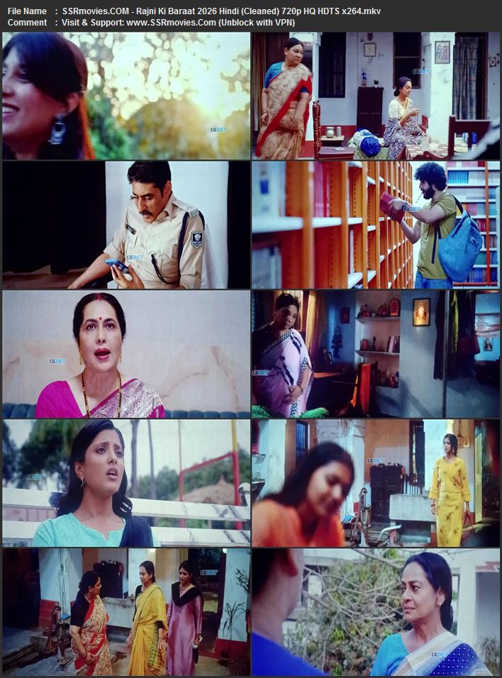 Rajni Ki Baraat 2026 Hindi (Cleaned) 1080p 720p 480p BluRay x264 ESubs Rajni Ki Baraat 2026 Hindi (Cleaned) 1080p 720p 480p BluRay x264 ESubs
