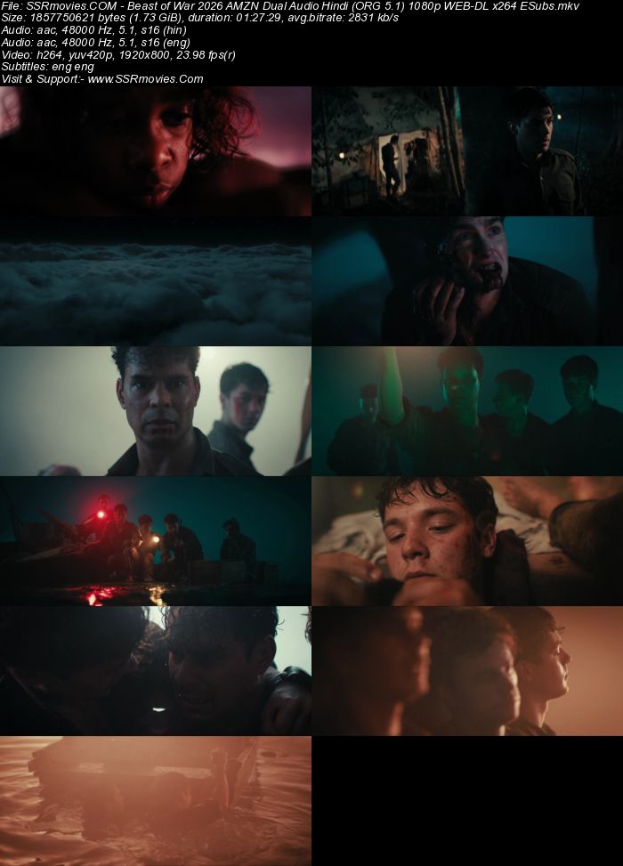 Beast of War 2025 AMZN Dual Audio Hindi (ORG 5.1) 1080p 720p 480p WEB-DL x264 ESubs Beast of War 2025 AMZN Dual Audio Hindi (ORG 5.1) 1080p 720p 480p WEB-DL x264 ESubs