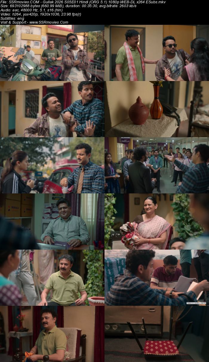 Gullak 2026 S05 Hindi (ORG 5.1) 1080p 720p 480p WEB-DL x264 ESubs Gullak 2026 S05 Hindi (ORG 5.1) 1080p 720p 480p WEB-DL x264 ESubs