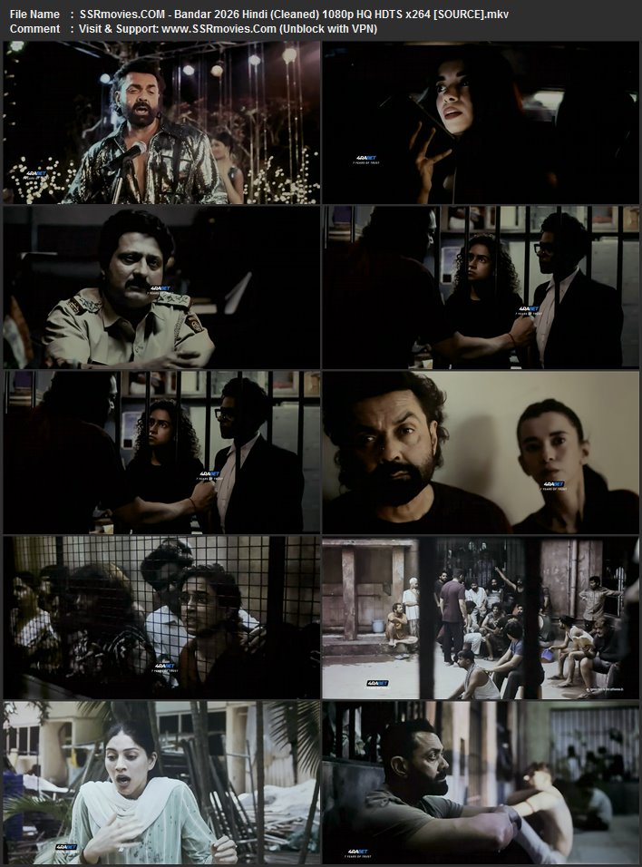 Bandar 2026 Hindi (Cleaned) 1080p 720p 480p HQ HDTS x264 Bandar 2026 Hindi (Cleaned) 1080p 720p 480p HQ HDTS x264