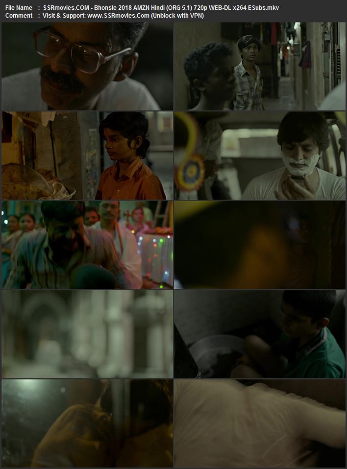 Bhonsle 2018 Hindi (ORG 5.1) 1080p 720p 480p WEB-DL x264 ESubs Bhonsle 2018 Hindi (ORG 5.1) 1080p 720p 480p WEB-DL x264 ESubs