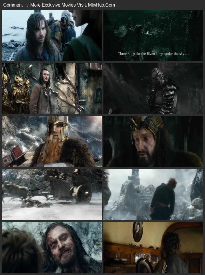 The Hobbit: The Battle of the Five Armies 2014 Dual Audio [Hindi-English] ORG 5.1 480p 720p 1080p BluRay x264 ESubs Download