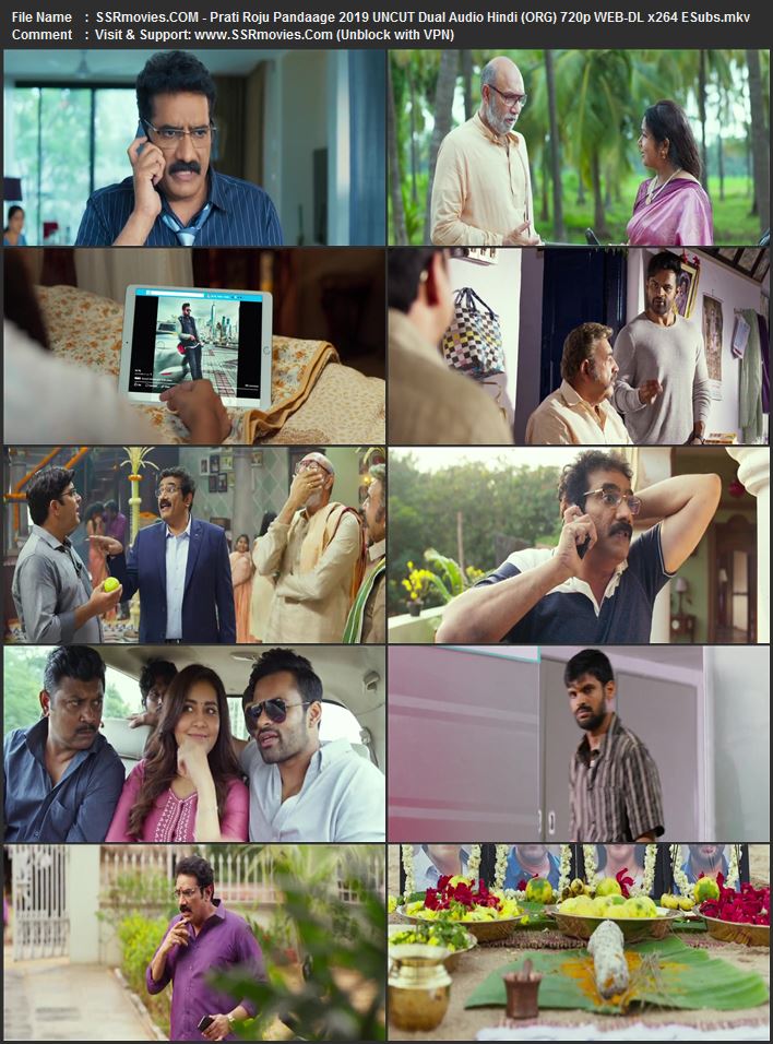 Prati Roju Pandaage 2019 Dual Audio Hindi (ORG) 1080p 720p 480p WEB-DL x264 ESubs Prati Roju Pandaage 2019 Dual Audio Hindi (ORG) 1080p 720p 480p WEB-DL x264 ESubs
