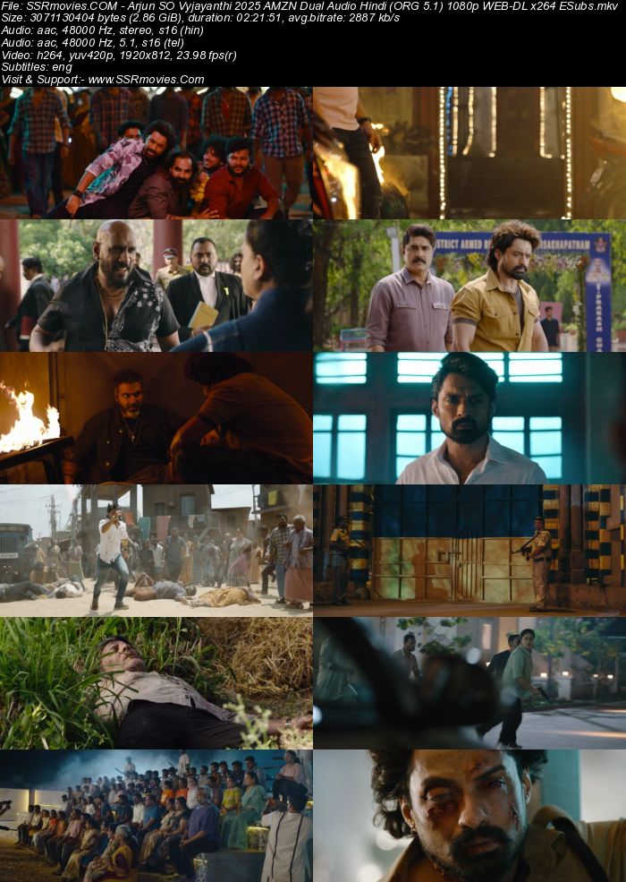 Arjun S/O Vyjayanthi 2025 AMZN Dual Audio Hindi (ORG) 1080p 720p 480p WEB-DL x264 ESubs