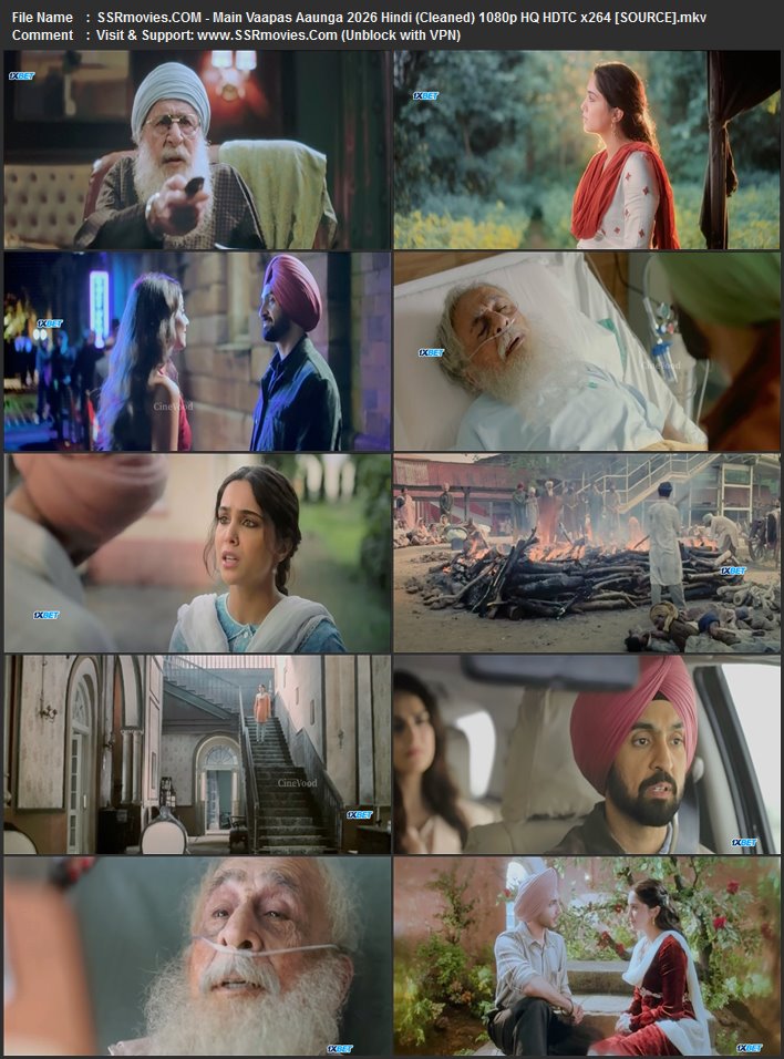Main Vaapas Aaunga 2026 Hindi (Cleaned) 1080p 720p 480p HQ HDTC x264 Main Vaapas Aaunga 2026 Hindi (Cleaned) 1080p 720p 480p HQ HDTC x264