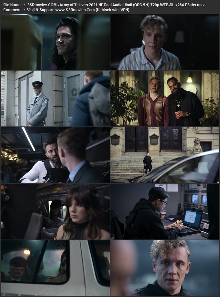 Army of Thieves 2021 Dual Audio Hindi (ORG 5.1) 1080p 720p 480p WEB-DL x264 ESubs Army of Thieves 2021 Dual Audio Hindi (ORG 5.1) 1080p 720p 480p WEB-DL x264 ESubs