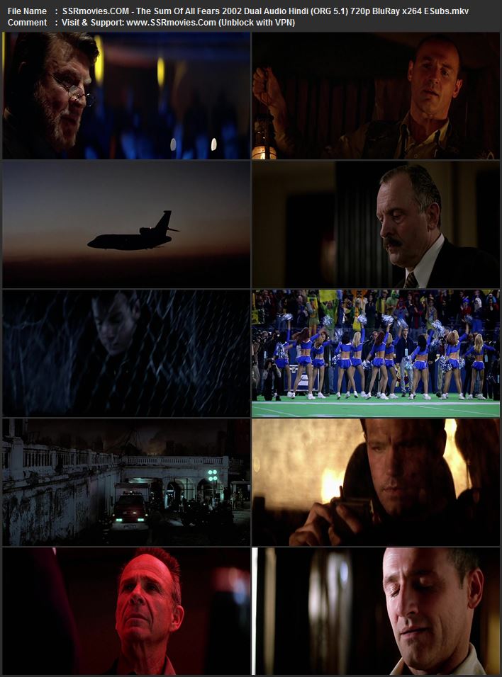 The Sum of All Fears 2002 Dual Audio Hindi (ORG 5.1) 1080p 720p 480p BluRay x264 ESubs The Sum of All Fears 2002 Dual Audio Hindi (ORG 5.1) 1080p 720p 480p BluRay x264 ESubs