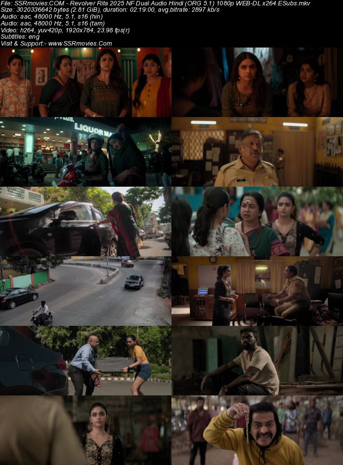 Revolver Rita 2025 NF Dual Audio Hindi (ORG 5.1) 4K 1080p 720p 480p WEB-DL x264 ESubs Revolver Rita 2025 NF Dual Audio Hindi (ORG 5.1) 4K 1080p 720p 480p WEB-DL x264 ESubs
