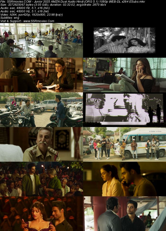 Junior 2025 AMZN Dual Audio Hindi (ORG 5.1) 1080p 720p 480p WEB-DL x264 ESubs