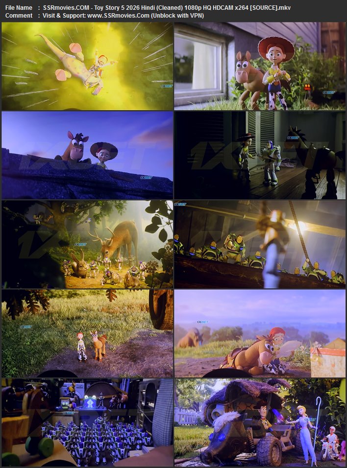 Toy Story 5 2026 Hindi (Cleaned) 1080p 720p 480p HQ HDCAM x264 ESubs Toy Story 5 2026 Hindi (Cleaned) 1080p 720p 480p HQ HDCAM x264 ESubs
