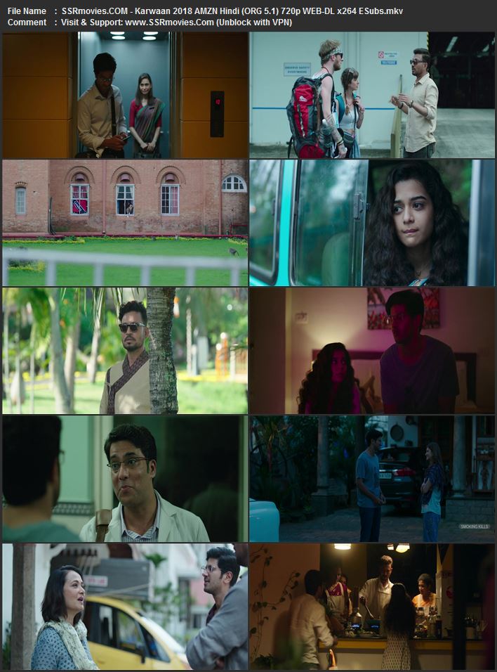 Karwaan 2018 Hindi (ORG 5.1) 1080p 720p 480p WEB-DL x264 ESubs