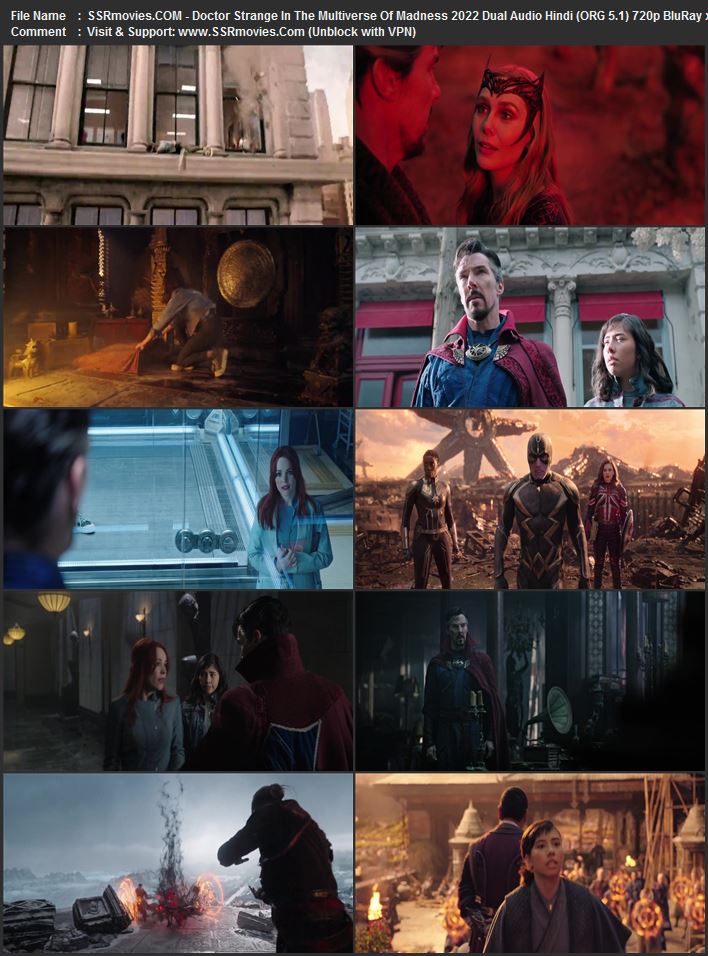 Doctor Strange in the Multiverse of Madness 2022 Dual Audio Hindi (ORG 5.1) 1080p 720p 480p BluRay x264 ESubs Doctor Strange in the Multiverse of Madness 2022 Dual Audio Hindi (ORG 5.1) 1080p 720p 480p BluRay x264 ESubs