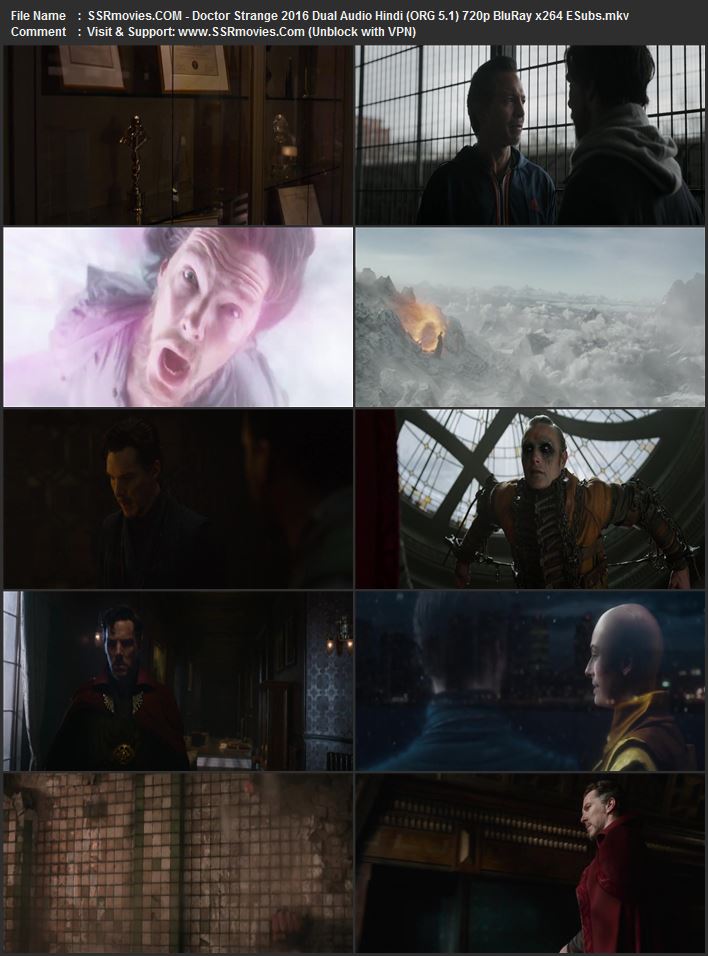 Doctor Strange 2016 Dual Audio Hindi (ORG 5.1) 1080p 720p 480p BluRay x264 ESubs Doctor Strange 2016 Dual Audio Hindi (ORG 5.1) 1080p 720p 480p BluRay x264 ESubs