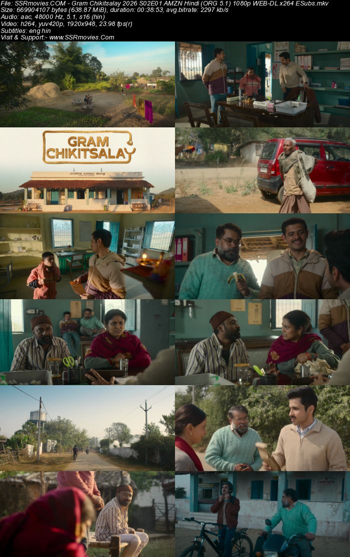 Gram Chikitsalay 2026 S02 Complete AMZN Hindi (ORG 5.1) 1080p 720p 480p WEB-DL x264 ESubs Gram Chikitsalay 2026 S02 Complete AMZN Hindi (ORG 5.1) 1080p 720p 480p WEB-DL x264 ESubs