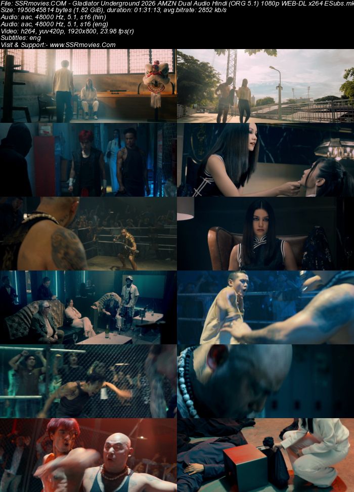 Gladiator Underground 2026 Dual Audio Hindi (ORG 5.1) 1080p 720p 480p WEB-DL x264 ESubs Gladiator Underground 2026 Dual Audio Hindi (ORG 5.1) 1080p 720p 480p WEB-DL x264 ESubs