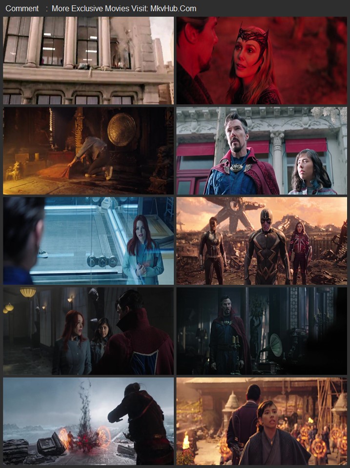 Doctor Strange in the Multiverse of Madness 2022 Dual Audio [Hindi-English] ORG 5.1 480p 720p 1080p BluRay x264 ESubs Download