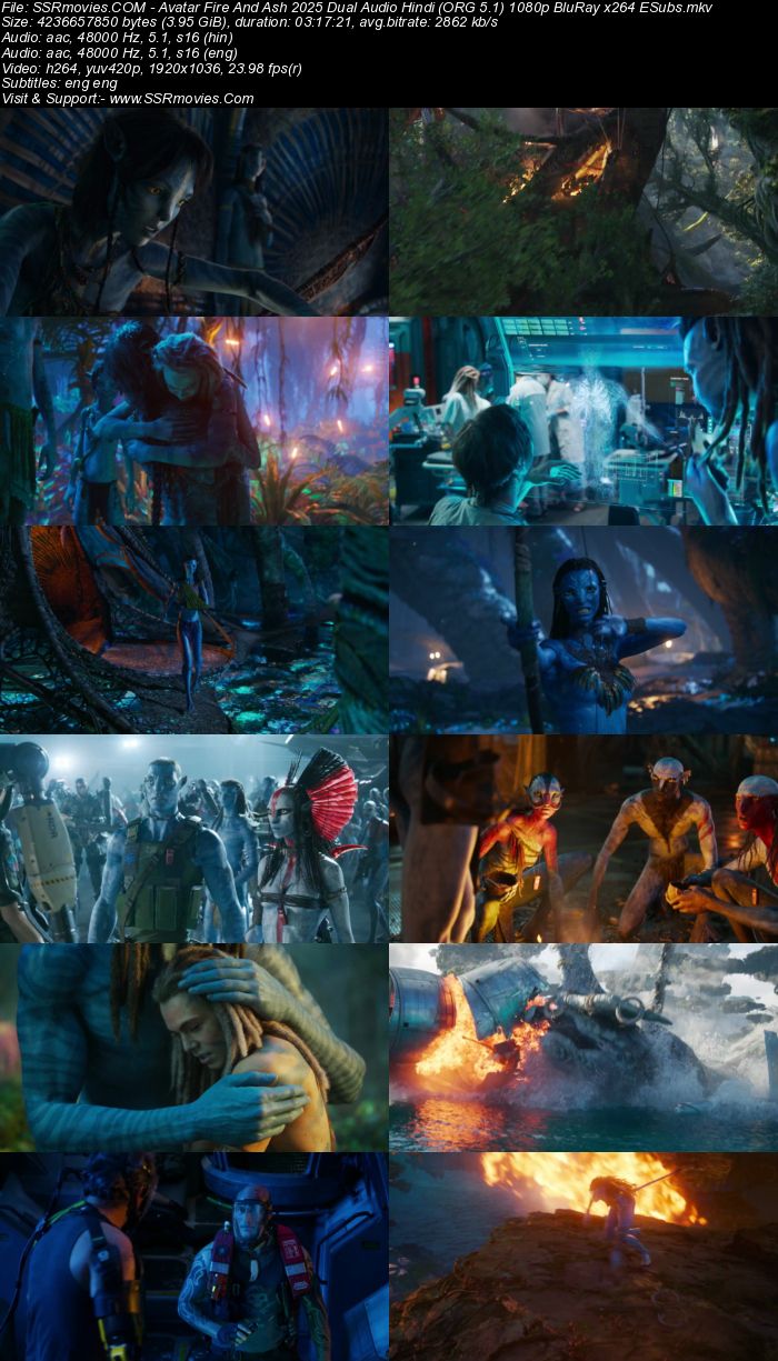 Avatar: Fire and Ash 2025 Dual Audio Hindi (ORG 5.1) 4K 1080p 720p 480p BluRay x264 ESubs Avatar: Fire and Ash 2025 Dual Audio Hindi (ORG 5.1) 4K 1080p 720p 480p BluRay x264 ESubs
