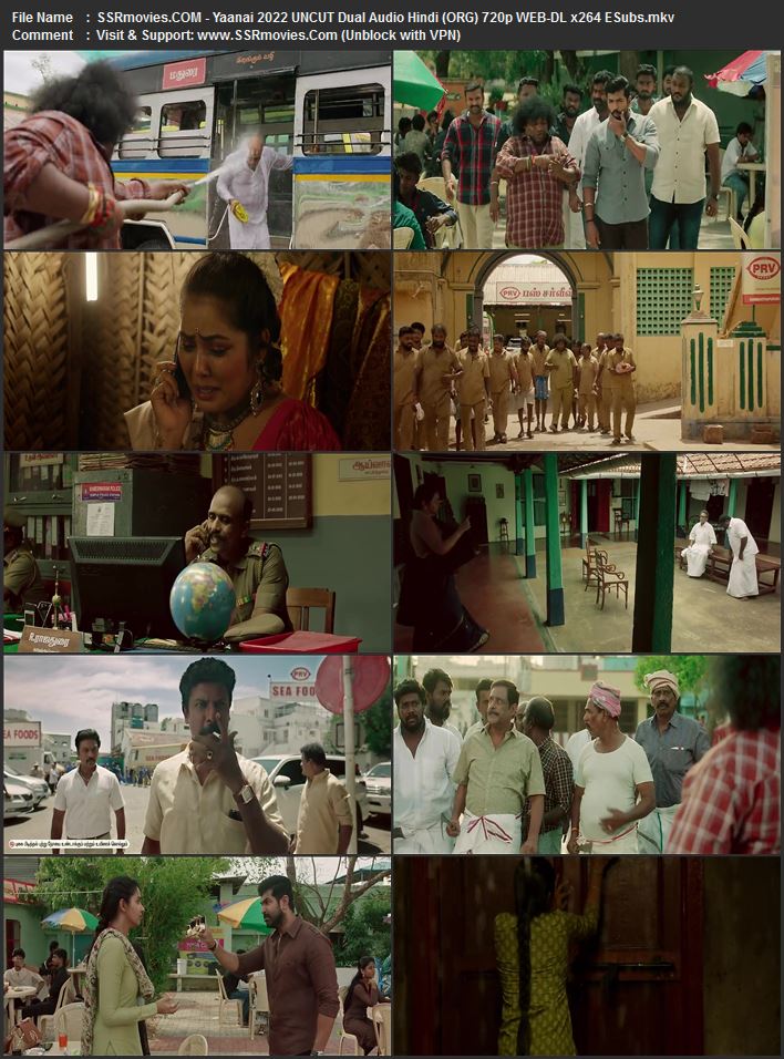 Yaanai 2022 Dual Audio Hindi (ORG) 1080p 720p 480p WEB-DL x264 ESubs Yaanai 2022 Dual Audio Hindi (ORG) 1080p 720p 480p WEB-DL x264 ESubs