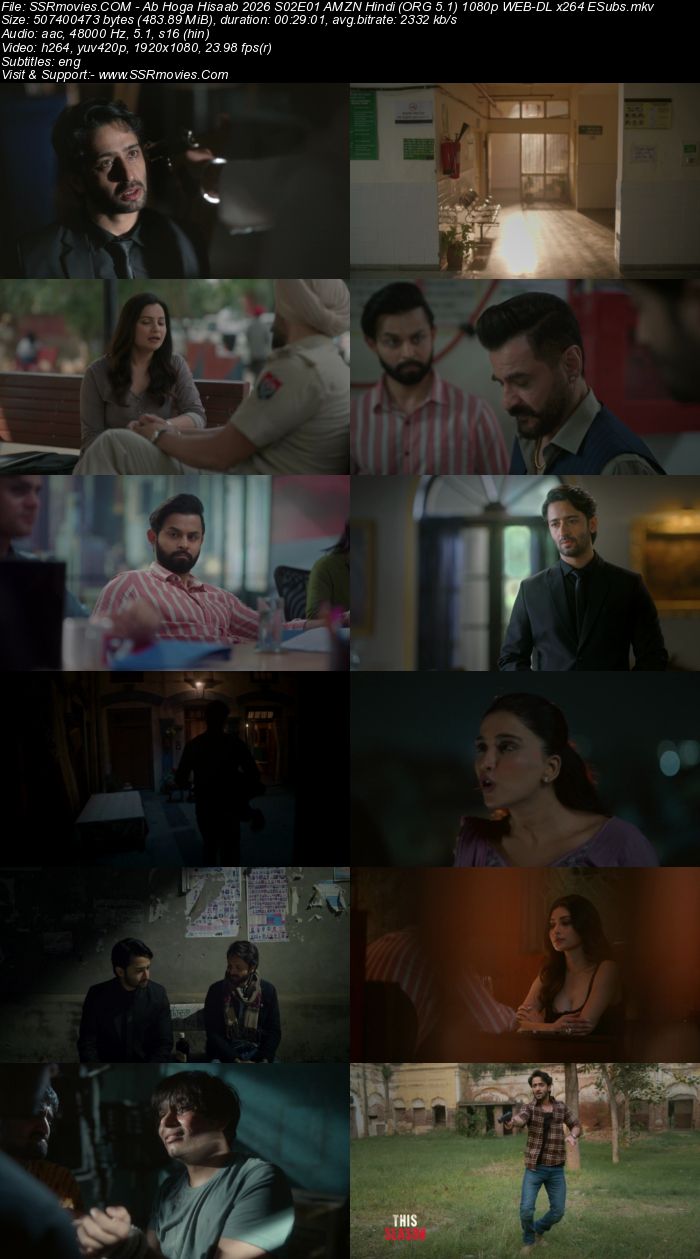 Ab Hoga Hisaab 2026 S02 Complete AMZN Hindi (ORG 5.1) 1080p 720p 480p WEB-DL x264 ESubs Ab Hoga Hisaab 2026 S02 Complete AMZN Hindi (ORG 5.1) 1080p 720p 480p WEB-DL x264 ESubs