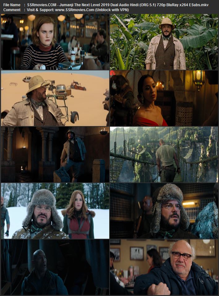Jumanji: The Next Level 2019 Dual Audio Hindi (ORG 5.1) 1080p 720p 480p BluRay x264 ESubs Jumanji: The Next Level 2019 Dual Audio Hindi (ORG 5.1) 1080p 720p 480p BluRay x264 ESubs