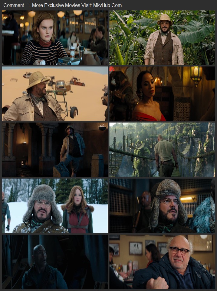 Jumanji: The Next Level 2019 Dual Audio [Hindi-English] ORG 5.1 480p 720p 1080p BluRay x264 ESubs Download