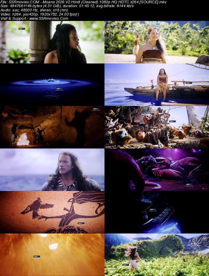 Moana 2026 Hindi (Cleaned) 1080p 720p 480p HQ HDTC x264 ESubs Moana 2026 Hindi (Cleaned) 1080p 720p 480p HQ HDTC x264 ESubs