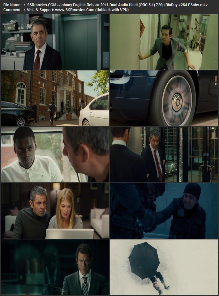 Johnny English Reborn 2011 Dual Audio Hindi (ORG 5.1) 1080p 720p 480p BluRay x264 ESubs Johnny English Reborn 2011 Dual Audio Hindi (ORG 5.1) 1080p 720p 480p BluRay x264 ESubs