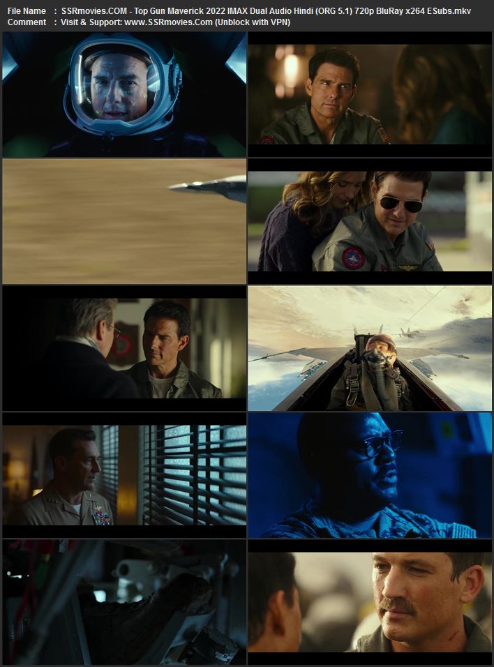 Top Gun: Maverick 2022 Dual Audio Hindi (ORG 5.1) 1080p 720p 480p BluRay x264 ESubs Top Gun: Maverick 2022 Dual Audio Hindi (ORG 5.1) 1080p 720p 480p BluRay x264 ESubs