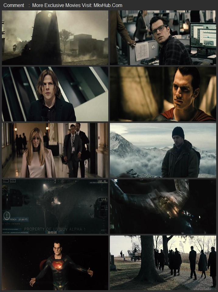 Batman v Superman: Dawn of Justice 2016 Dual Audio [Hindi-English] ORG 2.0 480p 720p 1080p WEB-DL x264 ESubs Download