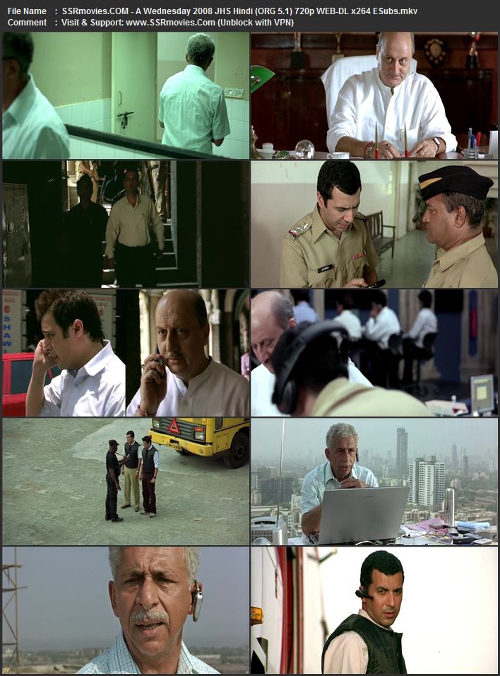 A Wednesday 2008 Hindi (ORG 5.1) 1080p 720p 480p WEB-DL x264 ESubs A Wednesday 2008 Hindi (ORG 5.1) 1080p 720p 480p WEB-DL x264 ESubs