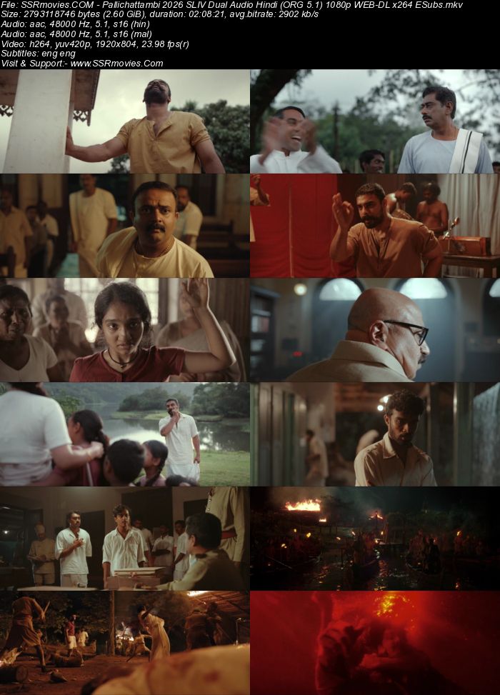 Pallichattambi 2020 Dual Audio Hindi (ORG 5.1) 4K 1080p 720p 480p WEB-DL x264 ESubs