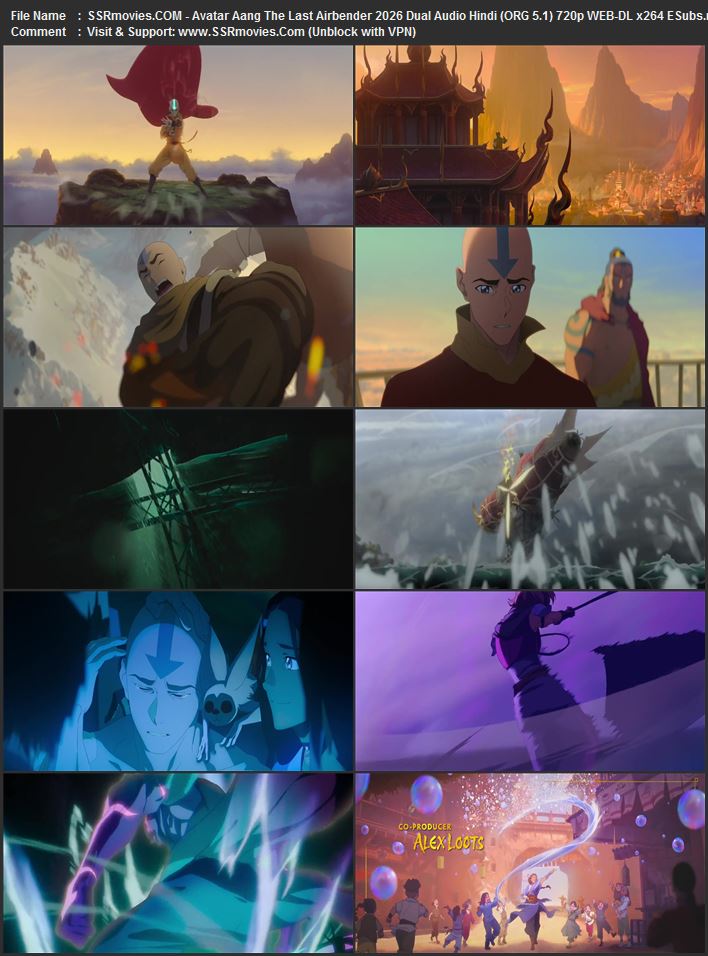 Avatar Aang: The Last Airbender 2026 Dual Audio Hindi (ORG 5.1) 1080p 720p 480p WEB-DL x264 ESubs Avatar Aang: The Last Airbender 2026 Dual Audio Hindi (ORG 5.1) 1080p 720p 480p WEB-DL x264 ESubs