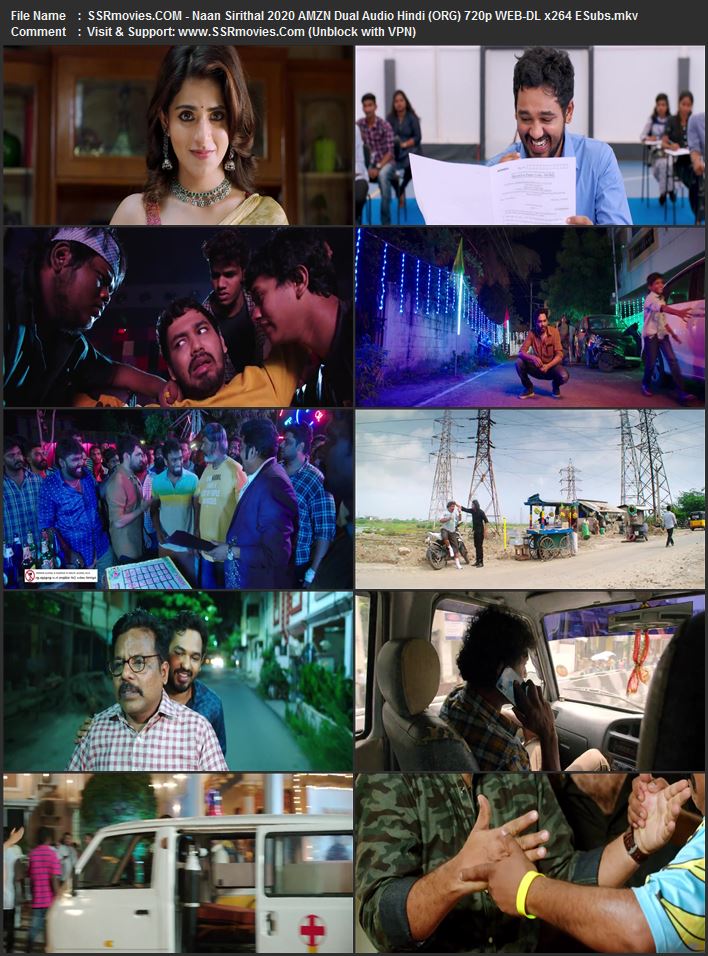 Naan Sirithaal 2020 Dual Audio Hindi (ORG) 1080p 720p 480p WEB-DL x264 ESubs Naan Sirithaal 2020 Dual Audio Hindi (ORG) 1080p 720p 480p WEB-DL x264 ESubs