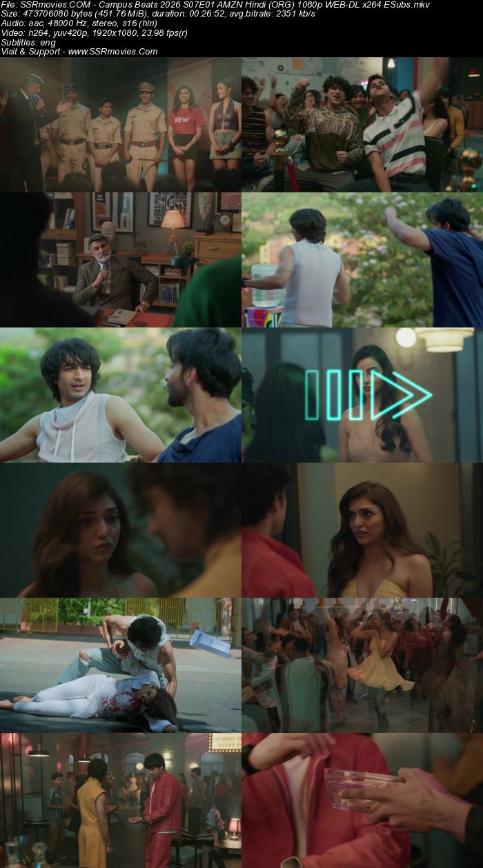 Campus Beats 2026 S07 Complete AMZN Hindi (ORG) 1080p 720p 480p WEB-DL x264 ESubs