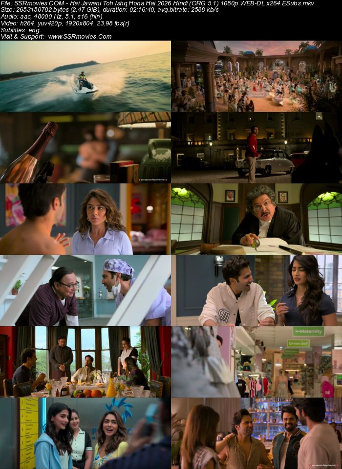Hai Jawani Toh Ishq Hona Hai 2026 Hindi (ORG 5.1) 1080p 720p 480p WEB-DL x264 ESubs Hai Jawani Toh Ishq Hona Hai 2026 Hindi (ORG 5.1) 1080p 720p 480p WEB-DL x264 ESubs