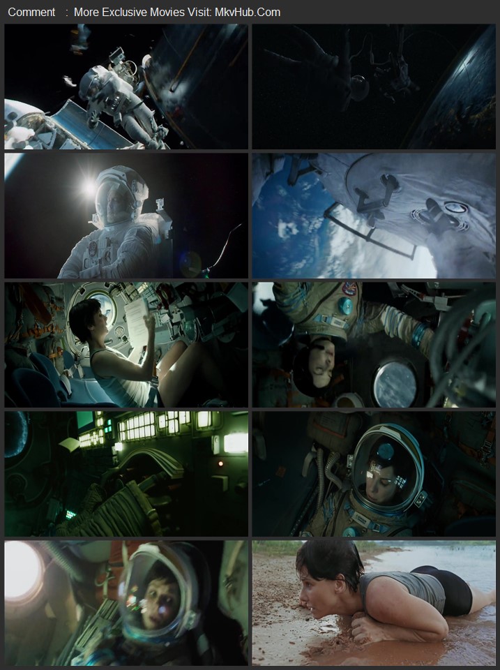 Gravity 2013 Dual Audio [Hindi-English] ORG 5.1 480p 720p 1080p BluRay x264 ESubs Download