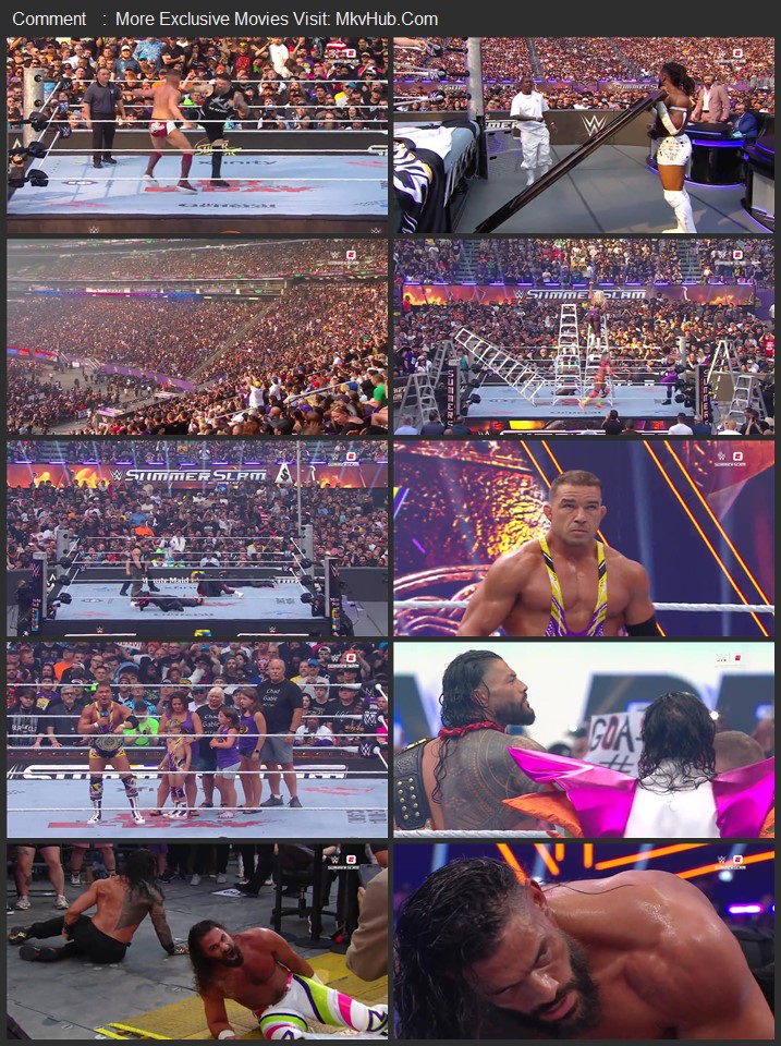 WWE SummerSlam 2026 (Night 01 & 02) PPV 480p 720p 1080p WEBRip x264 Watch & Download